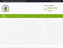 Tablet Screenshot of cajunhomeimprovements.com